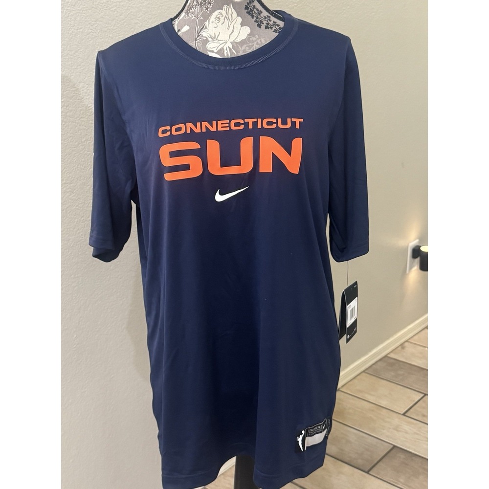 Nike Dri-Fit Shirt Large Tall Connecticut Sun Basketball Shirt NWT WNBA